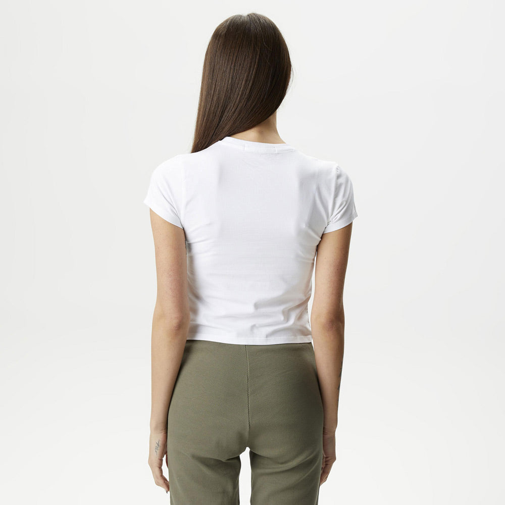 Slogan Fitted T-Shirt - White