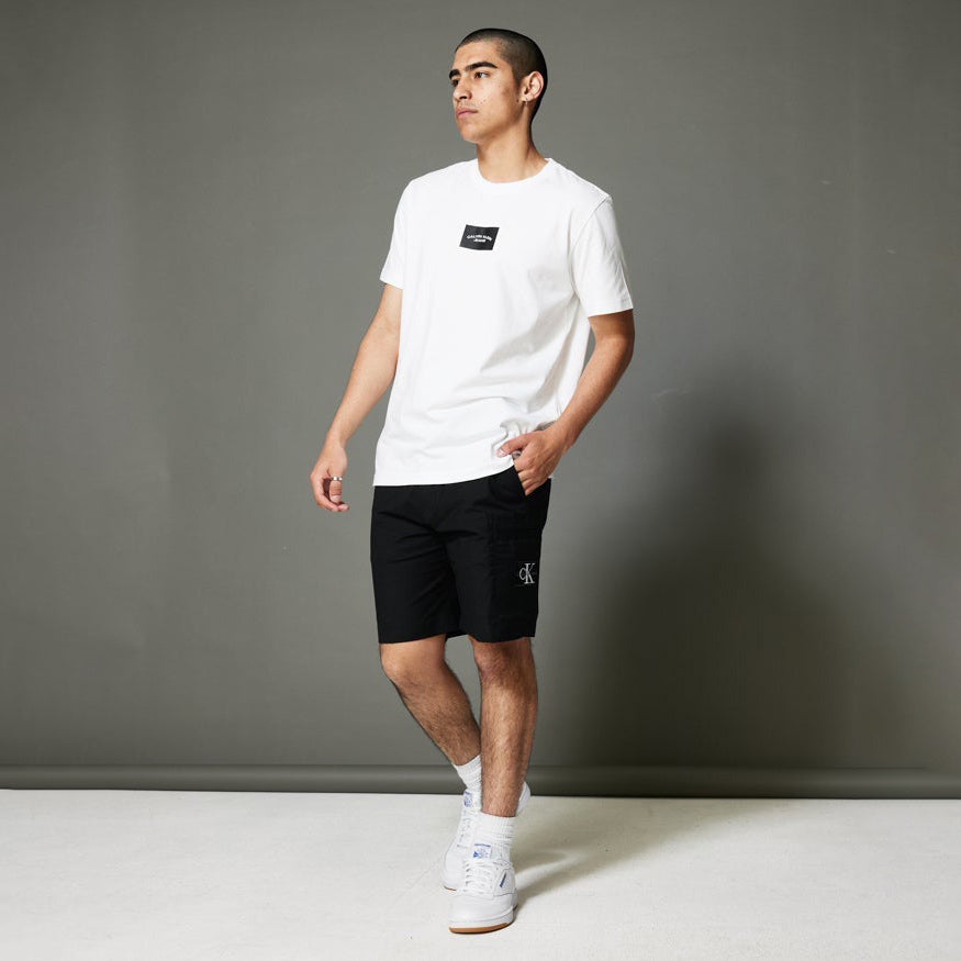 Small Center Box T-Shirt - White