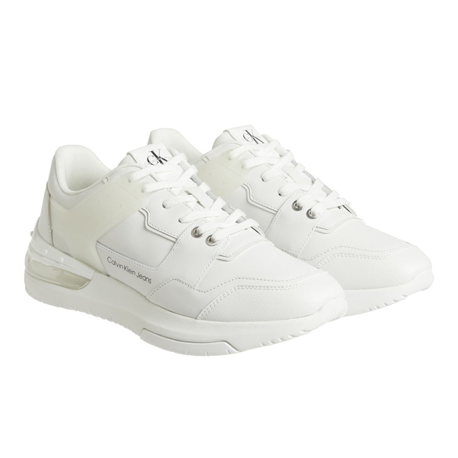 Sporty Runner Comfair Lace Up Sneaker - White