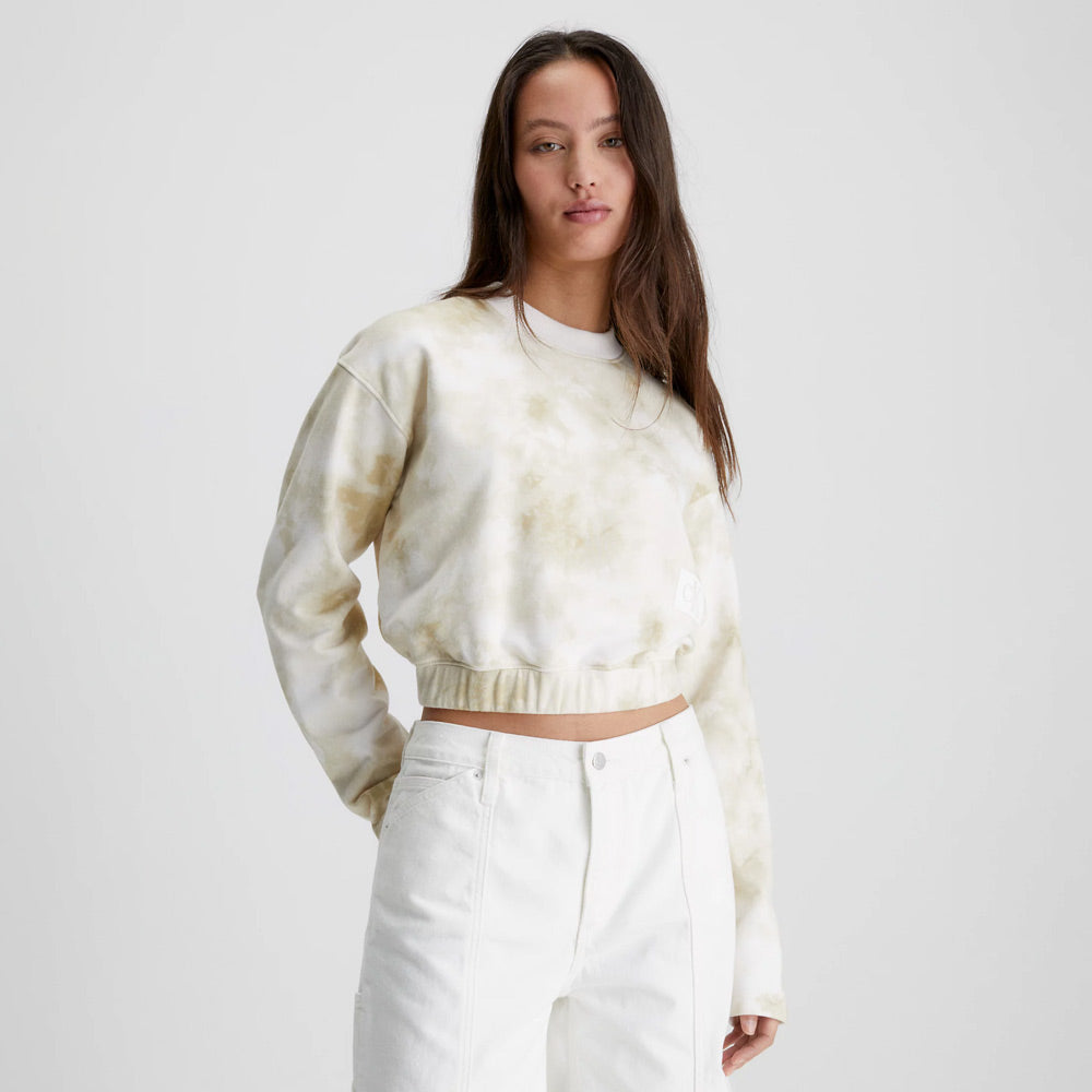 Tie Dye All Over Print Sweatshirt - Print