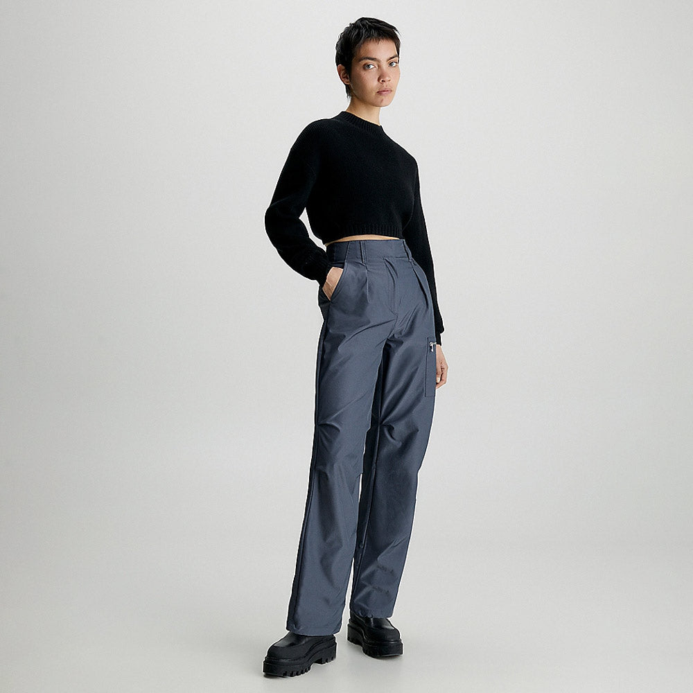 Parachute Cargo Pants - Blue Grey