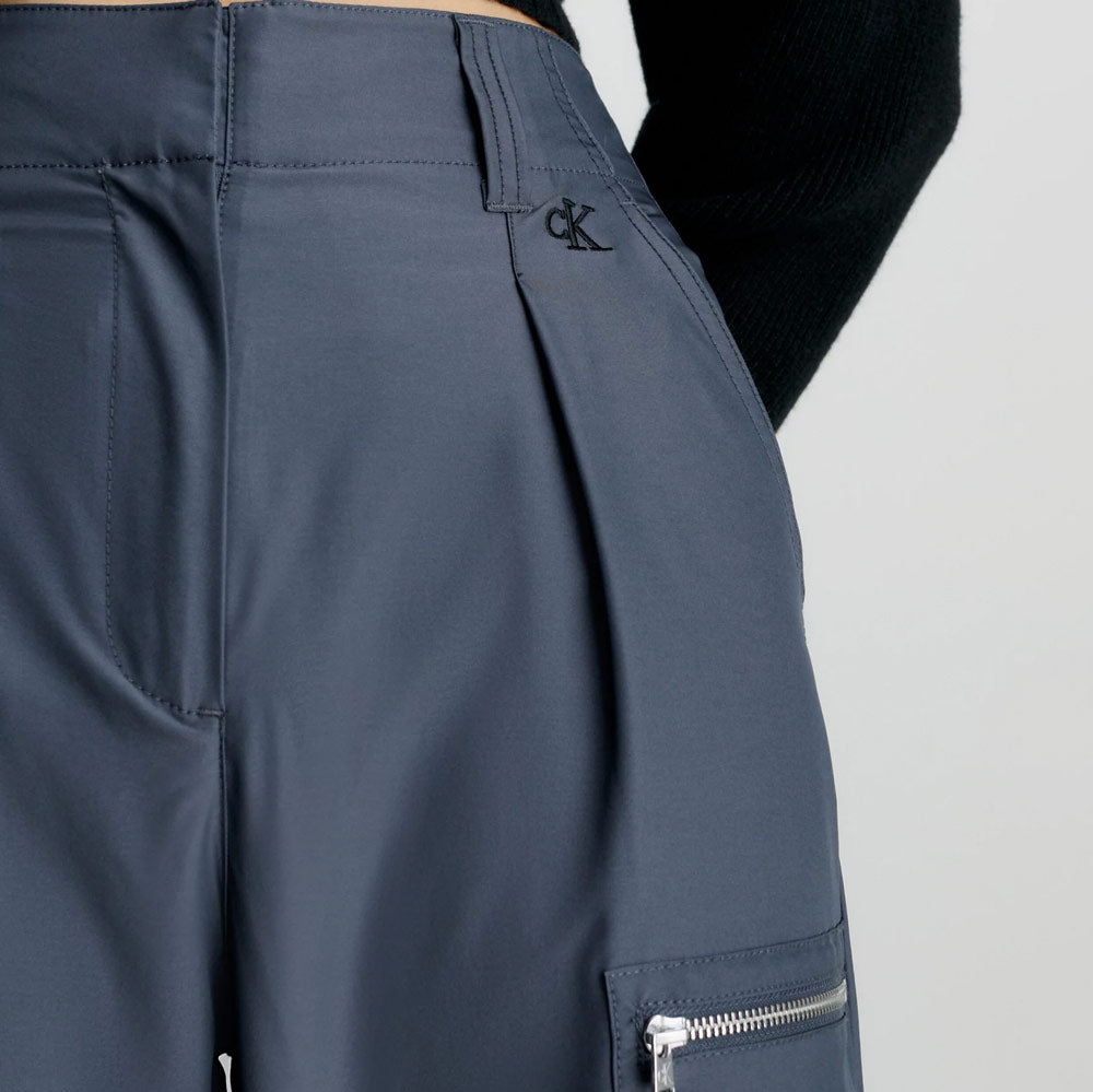 Parachute Cargo Pants - Blue Grey