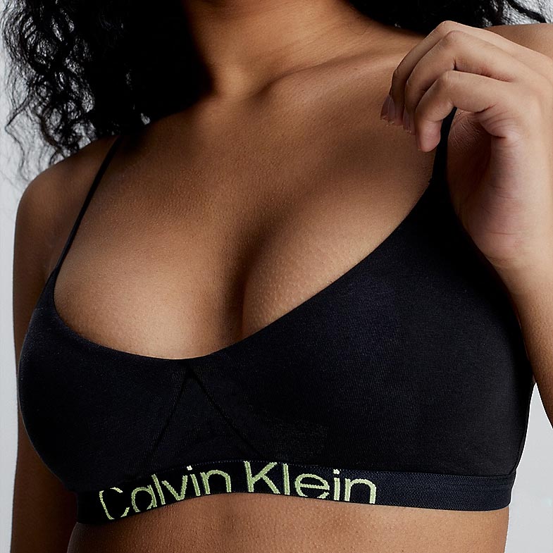 Unlined Bralette - Black Multi