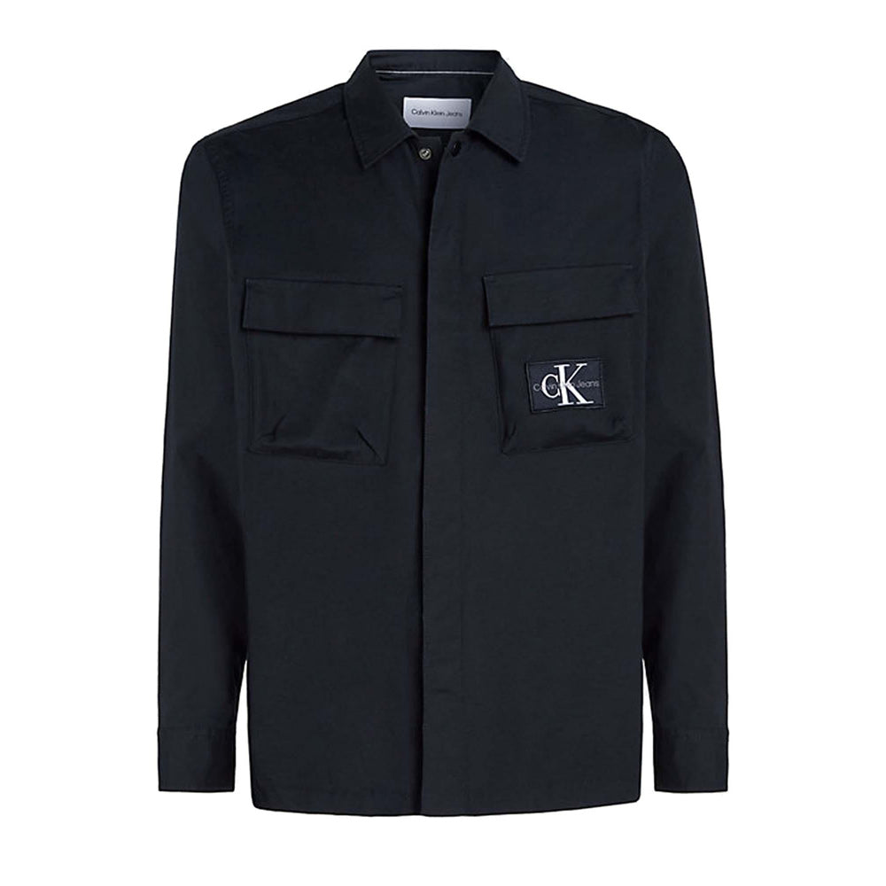 Utility Cargo Overshirt - Black