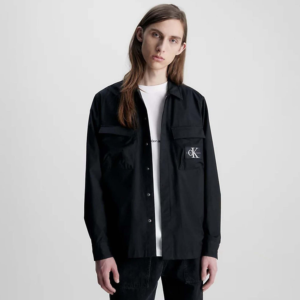Utility Cargo Overshirt - Black