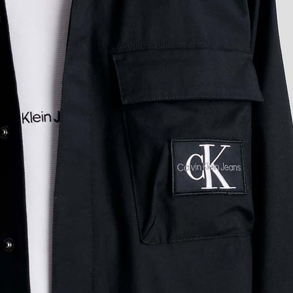 Utility Cargo Overshirt - Black