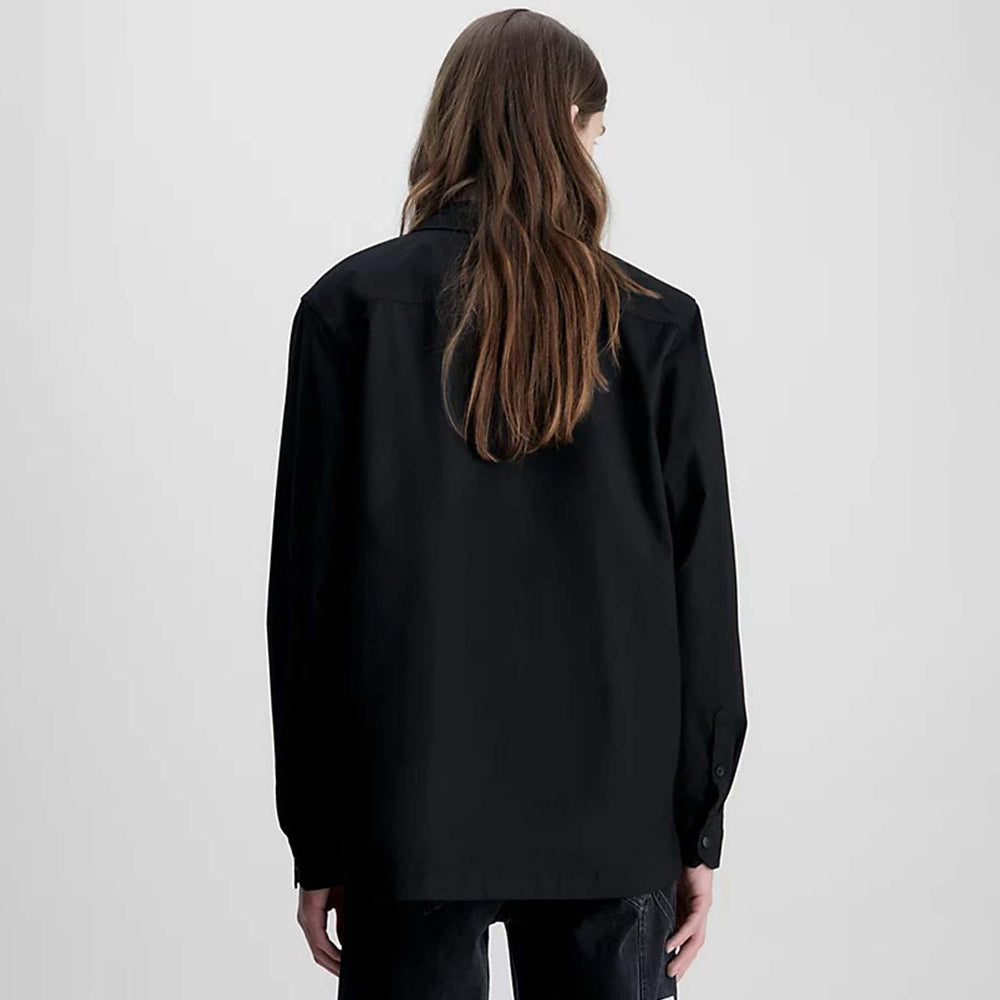 Utility Cargo Overshirt - Black
