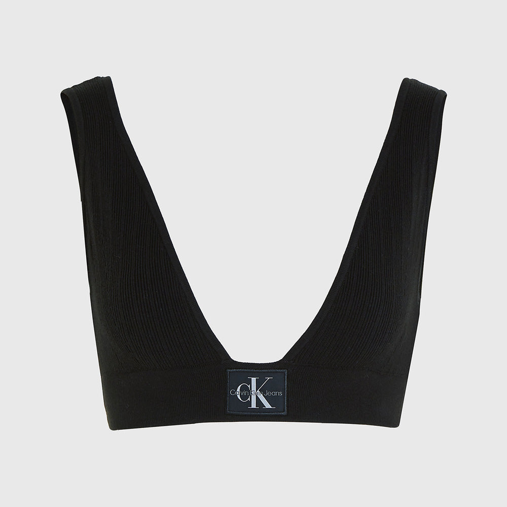 Sweater Bralette - Black
