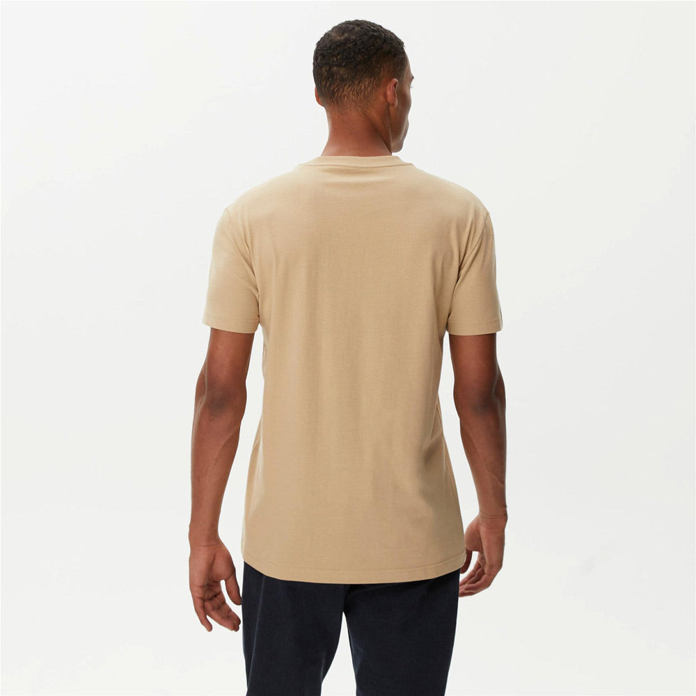 Varsity Curve Logo T-Shirt - Brown