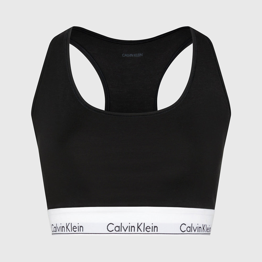 Women's Plus Size Unlined Bralette- Black
