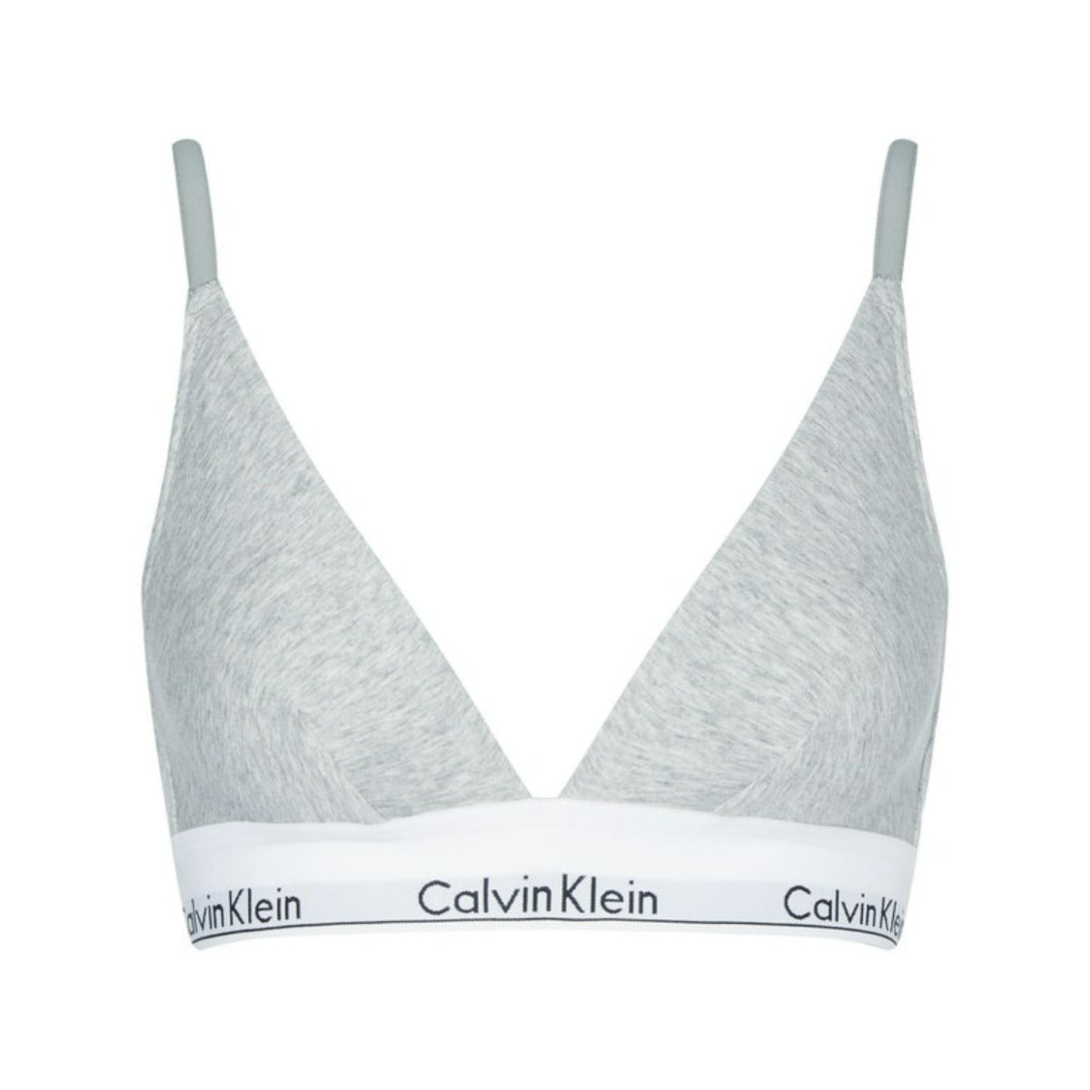 CK Triangle Bralette Modern Cotton Grey