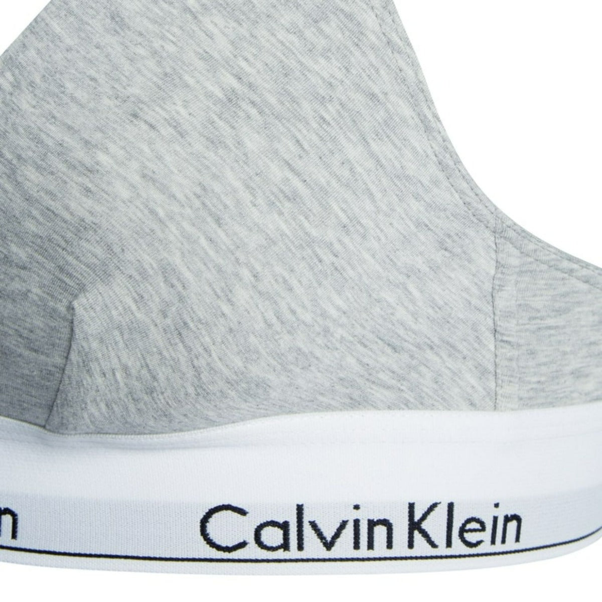 CK Triangle Bralette Modern Cotton Grey