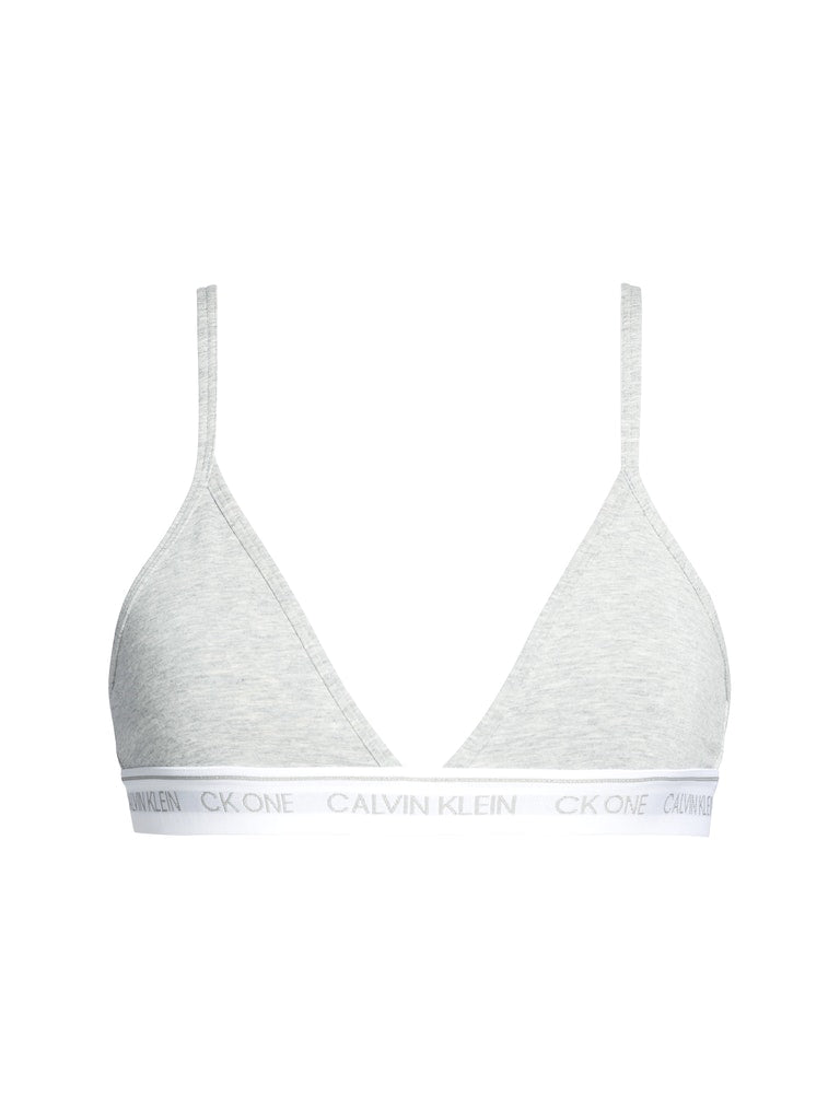 CK One Triangle Bralette Grey