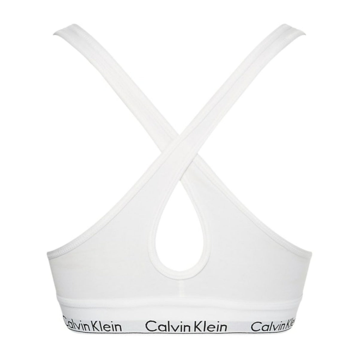Modern Cotton Bralette - White
