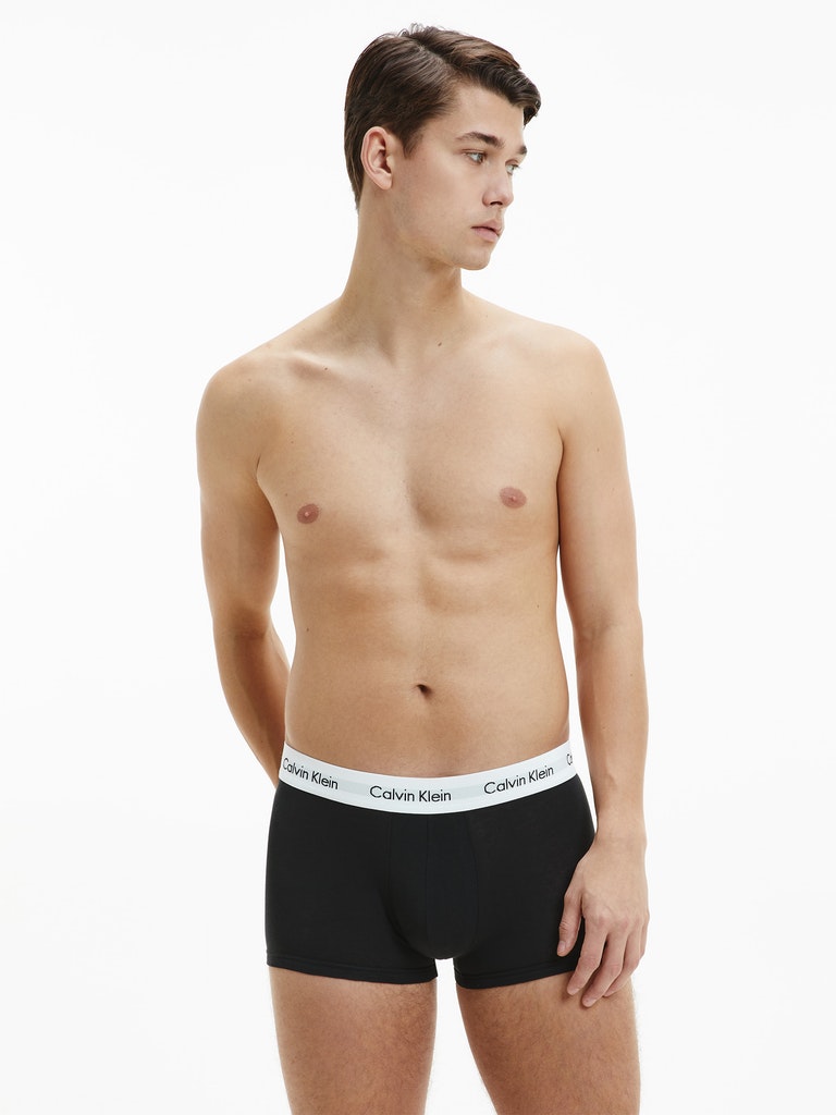 3 Pack Low Rise Cotton Stretch Trunks