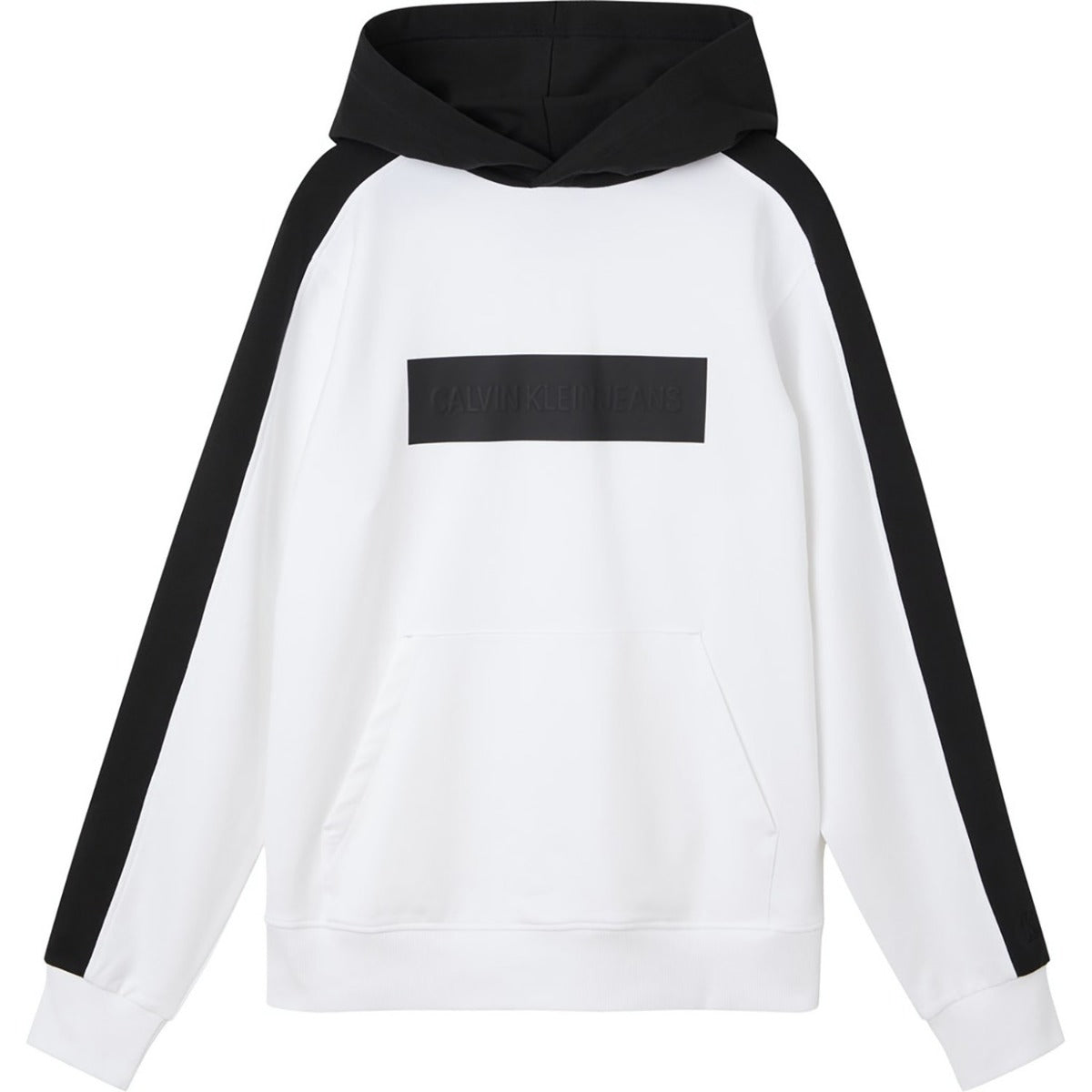 CK Men Hoodie Colour Block White