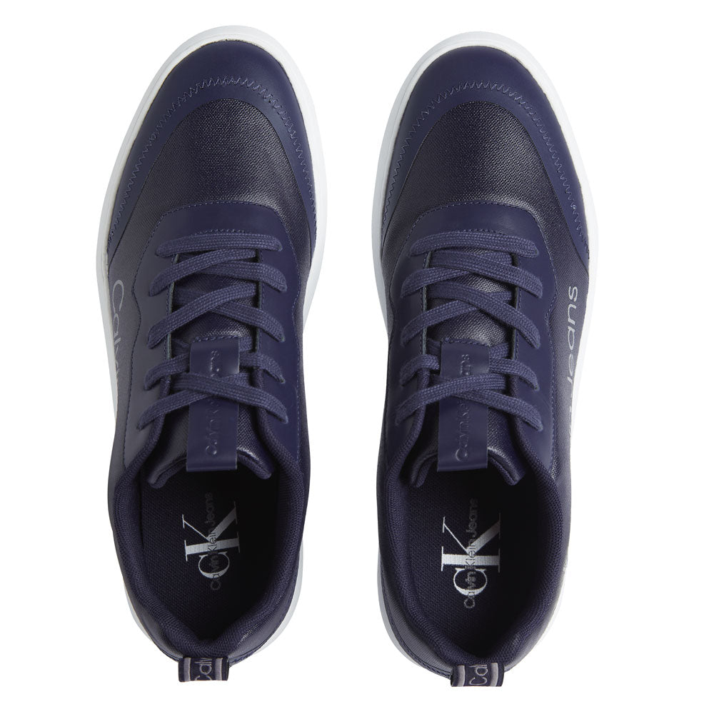 Casual Cupsole Sneakers With White Sole - Navy