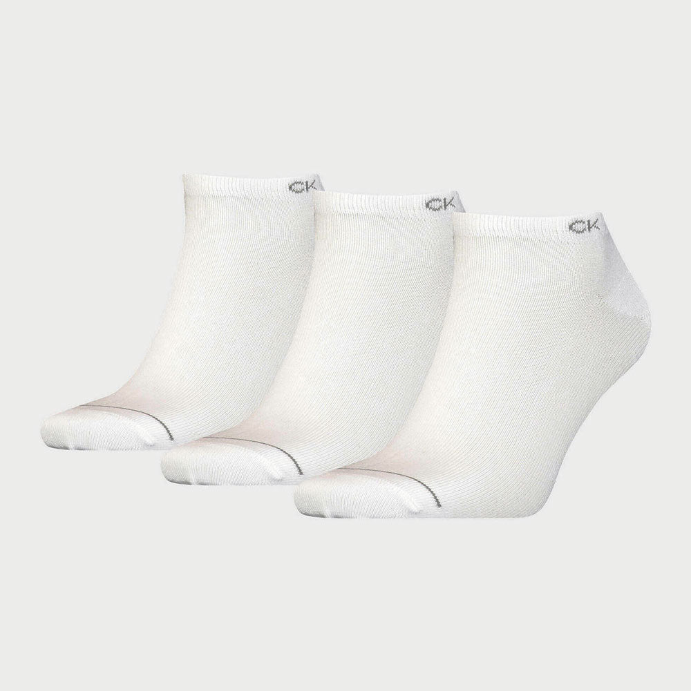 CALVIN KLEIN CK Men 3Pack Ankle Socks - White