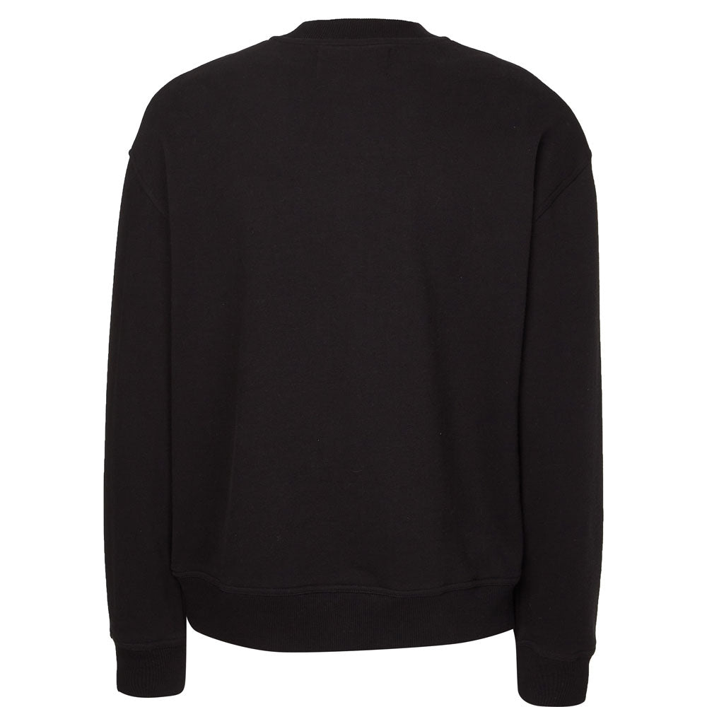 Dynamic Crew Neck Cotton Sweater - Black