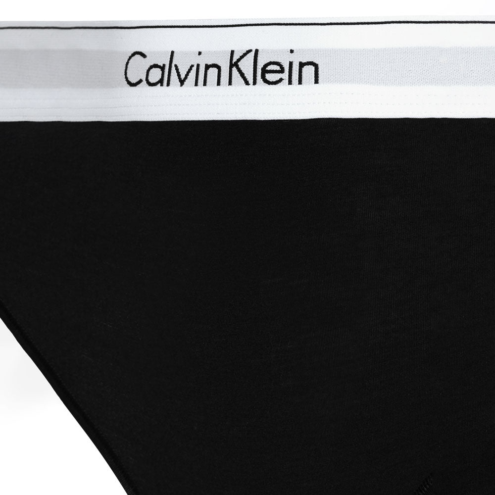 High Waist Bikini Brief - Black