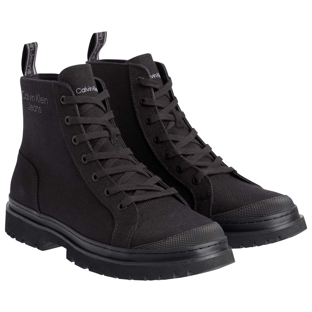 Laceup Low Boot Ankle Boot - Black