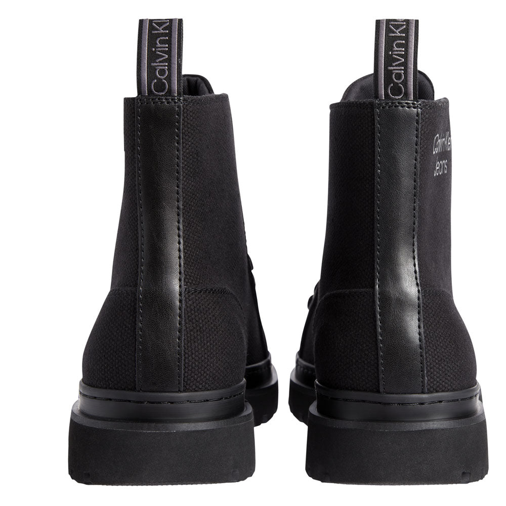Laceup Low Boot Ankle Boot - Black