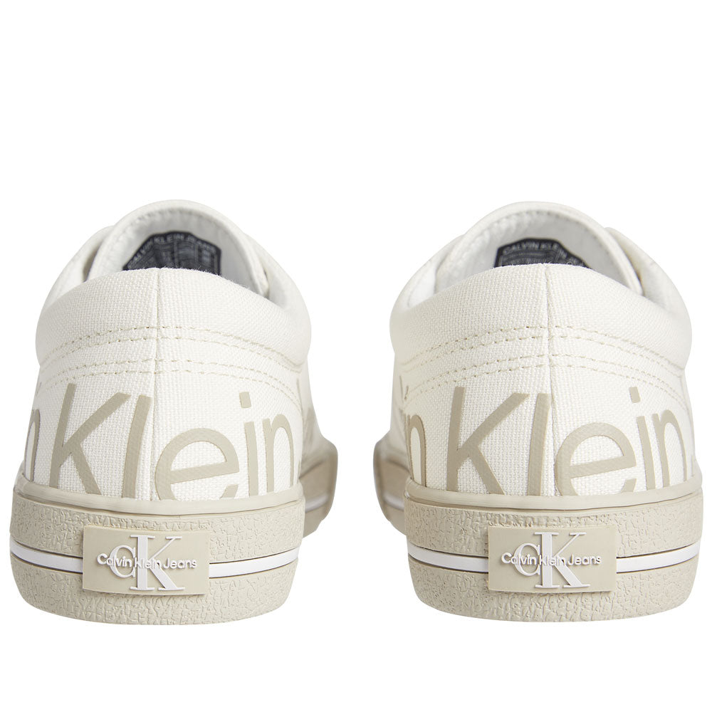 Retro Vulcanized Low 2 Cotton Sneakers - White