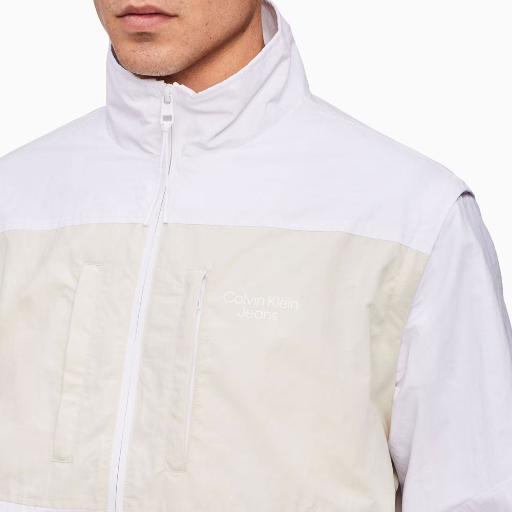 Sustainable Blocking Jacket - Off White