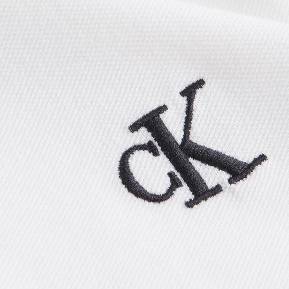 Tipping Slim Fit Polo Cotton Shirt - White