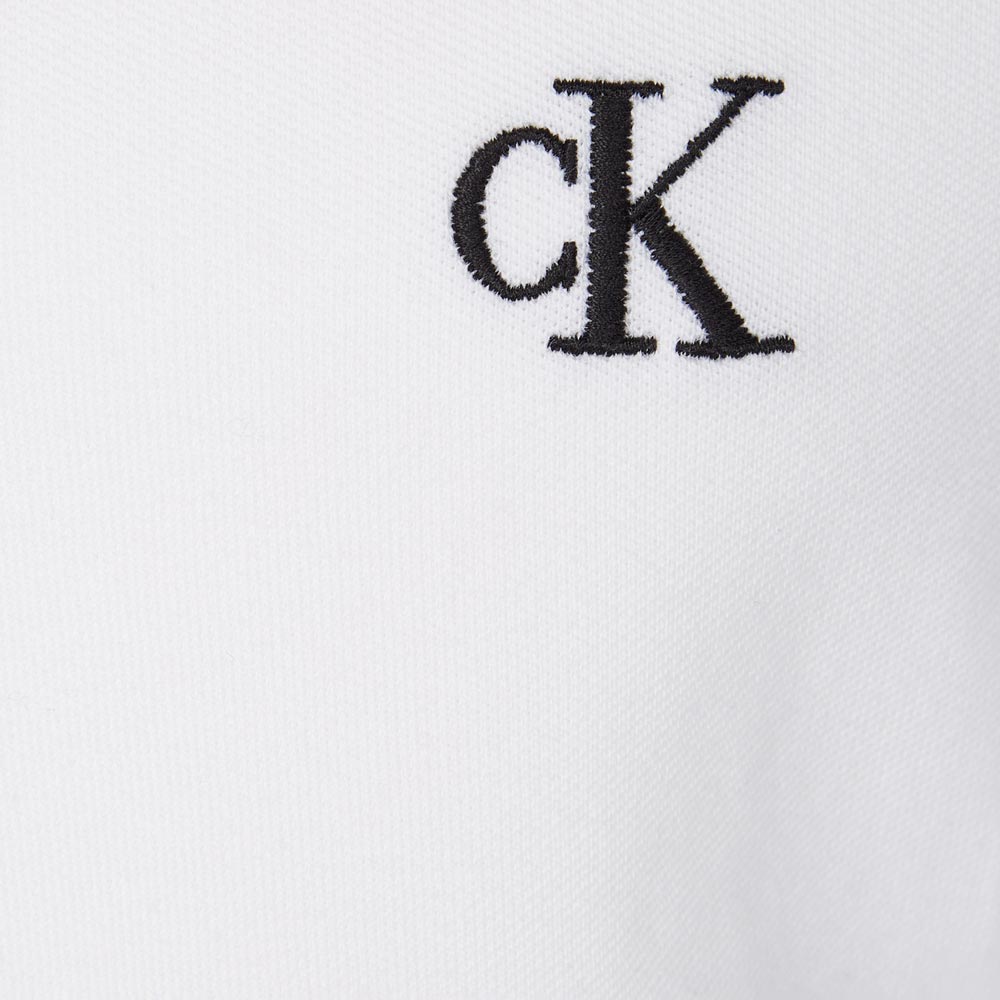 Tipping Slim Fit Polo Cotton Shirt - White