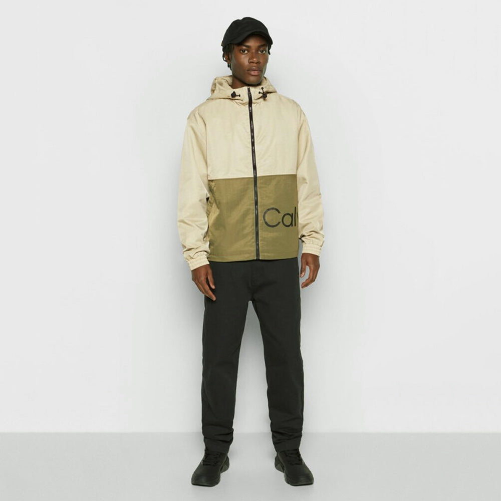 Colorblock Jacket- Light Green