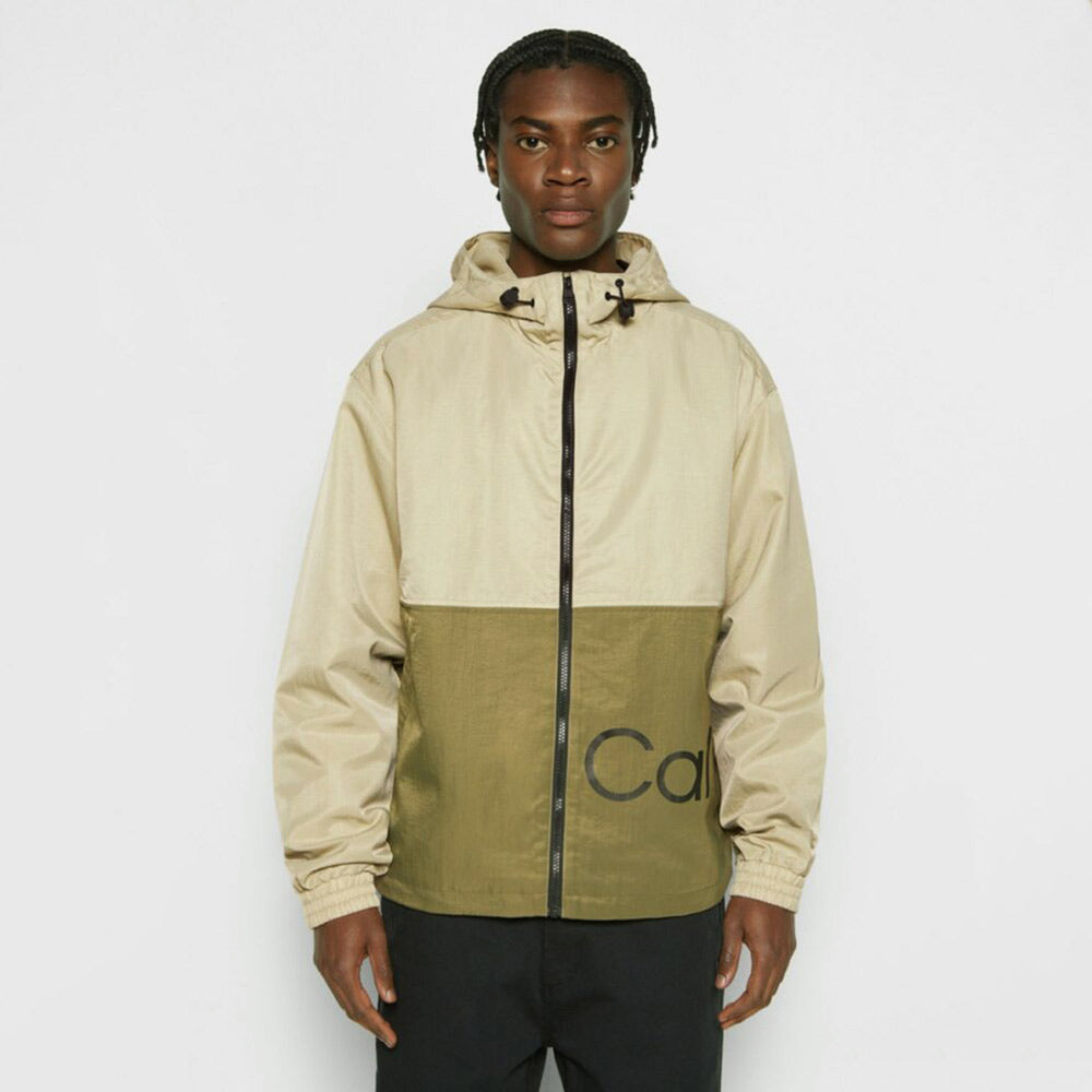 Colorblock Jacket- Light Green