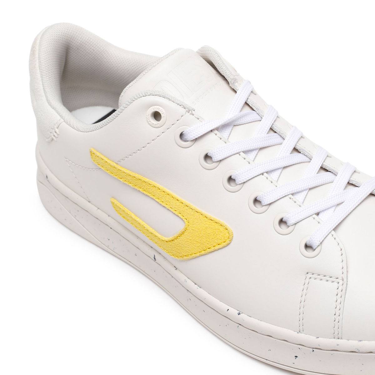 Women S-Athene Low-Top Sneaker White Yellow