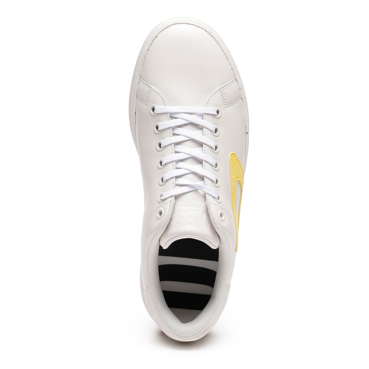 Women S-Athene Low-Top Sneaker White Yellow
