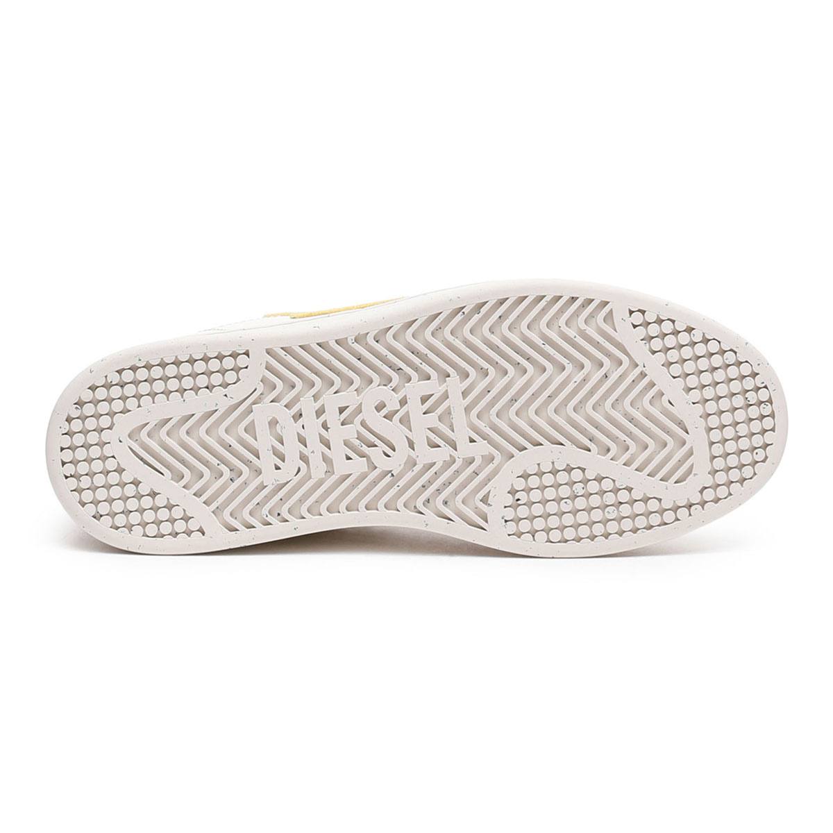 Women S-Athene Low-Top Sneaker White Yellow