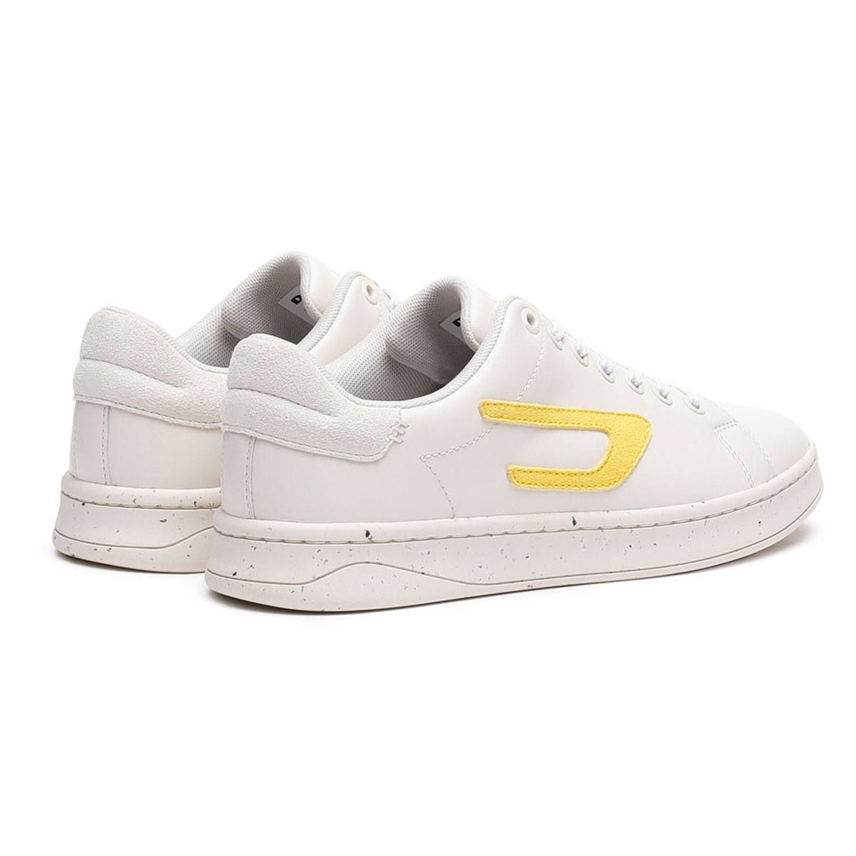Women S-Athene Low-Top Sneaker White Yellow