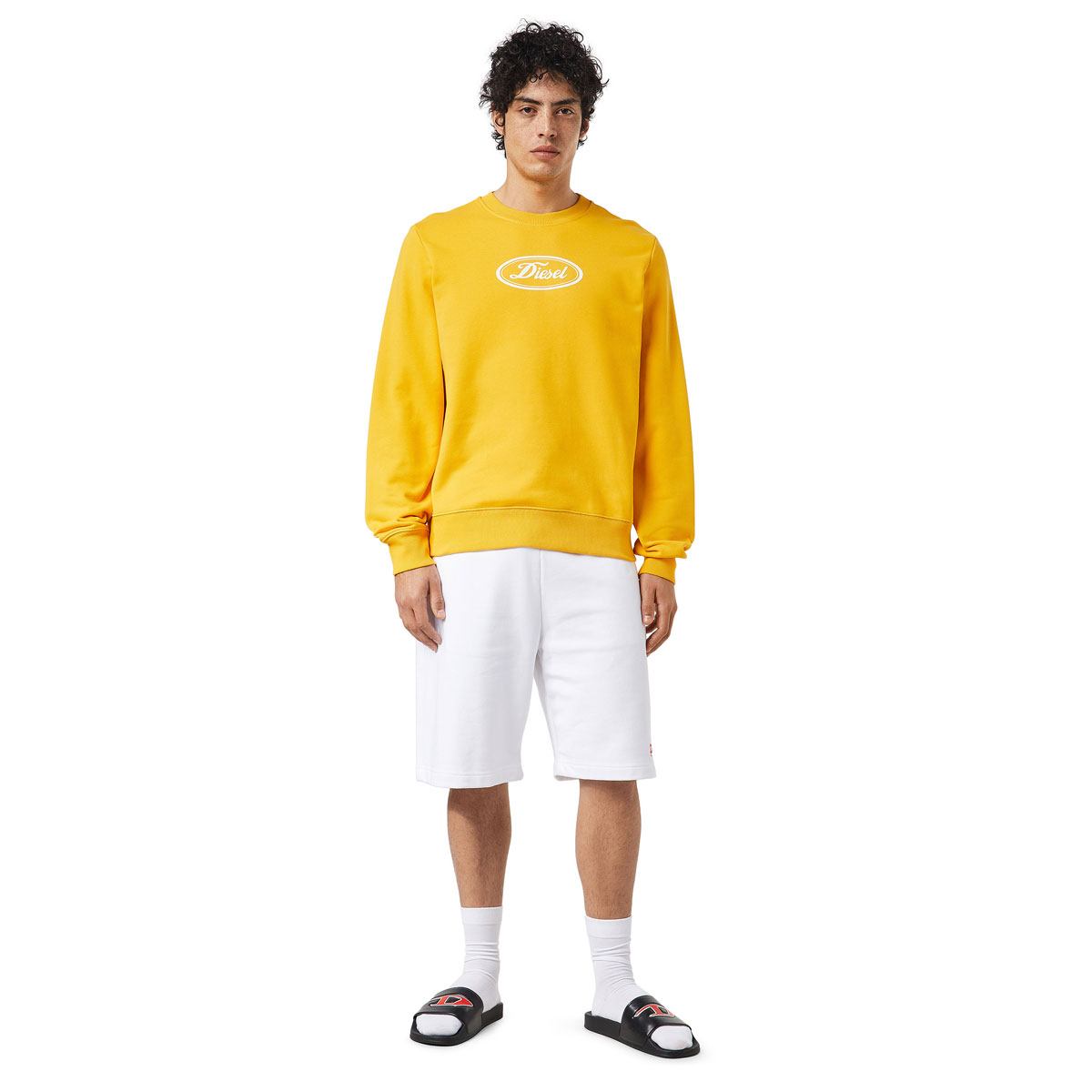 S-GINN-C2 Cotton Sweat Top - Mustard