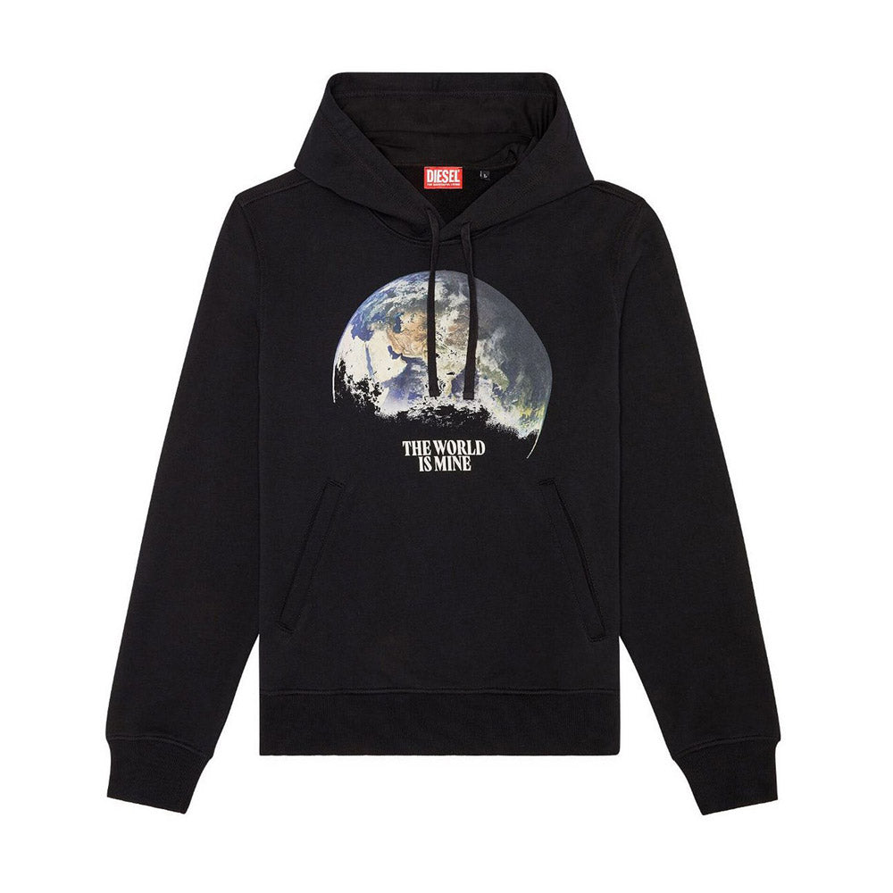 S-Ginn-Welt-Hood Sweaters - Black