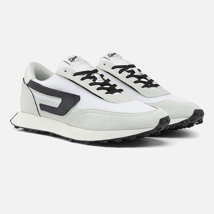 S-Racer Low Cut Suede Sneakers - White