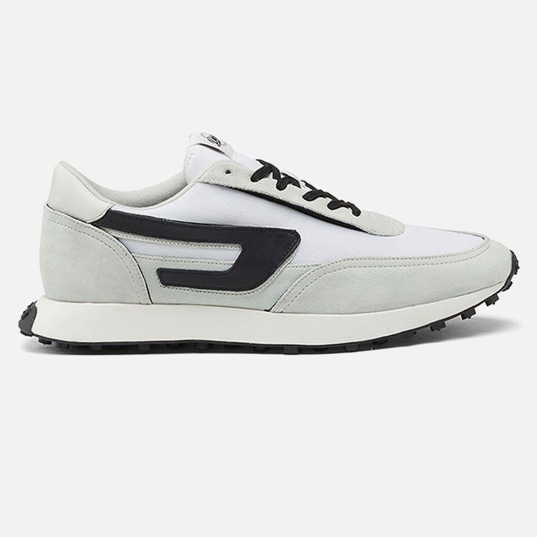 S-Racer Low Cut Suede Sneakers - White