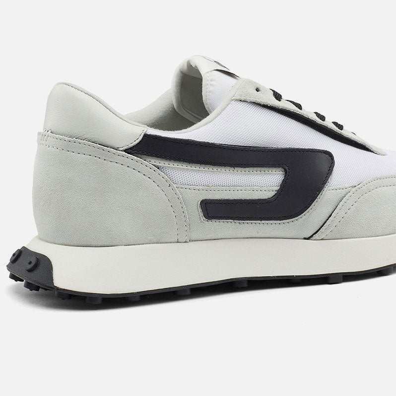 S-Racer Low Cut Suede Sneakers - White