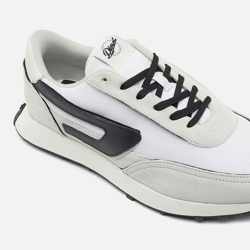 S-Racer Low Cut Suede Sneakers - White