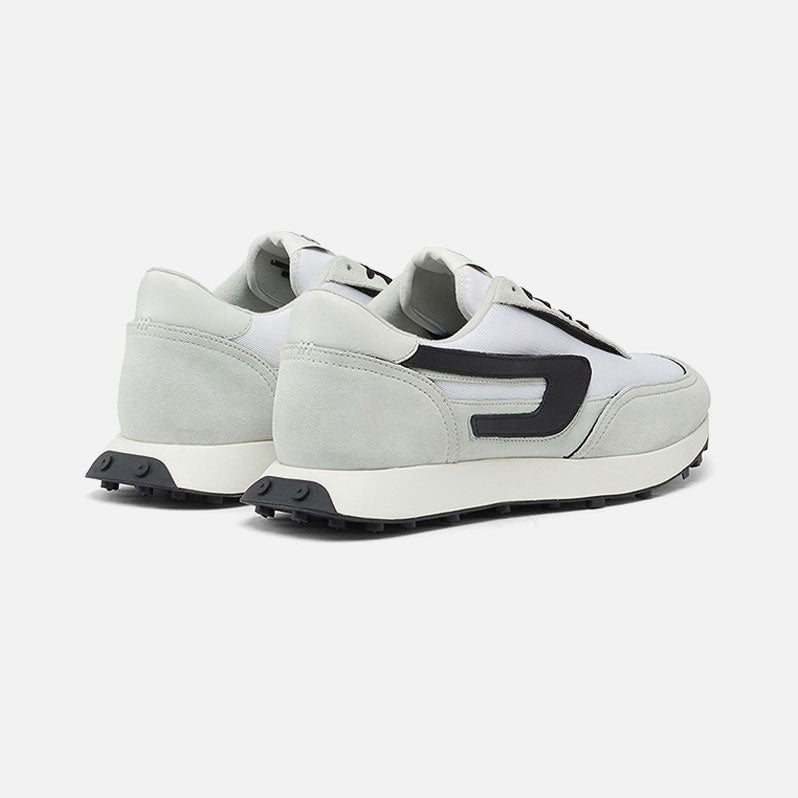 S-Racer Low Cut Suede Sneakers - White