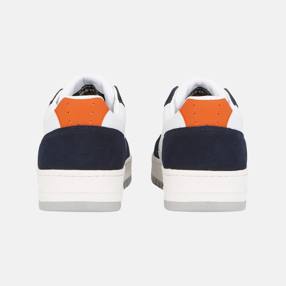 Arc Leather Blocked Sneaker - White Multi