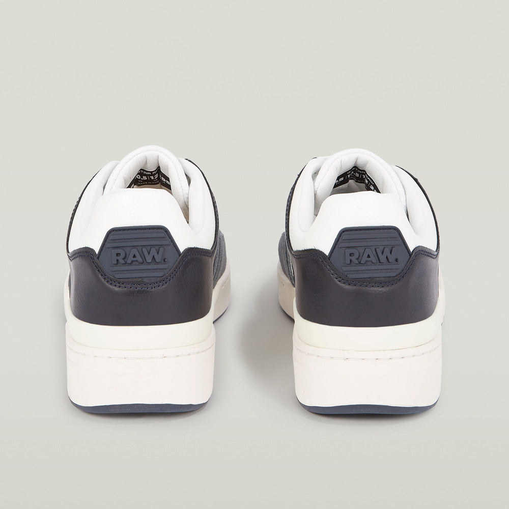 Attacc Blocked Leather Sneaker - White Multi