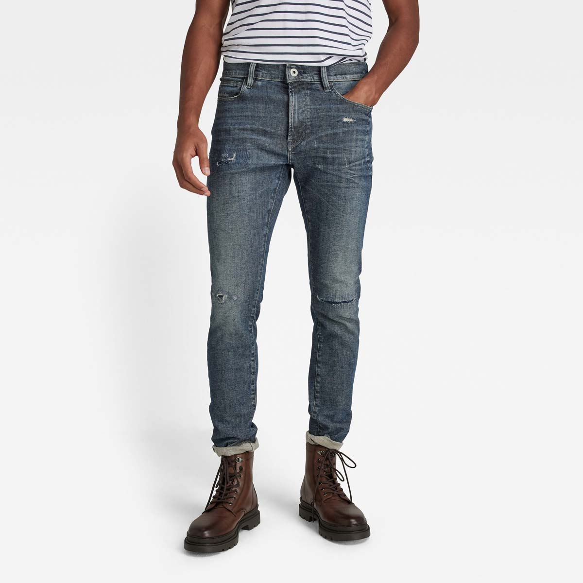 Lancet Skinny Jeans - Dark Blue