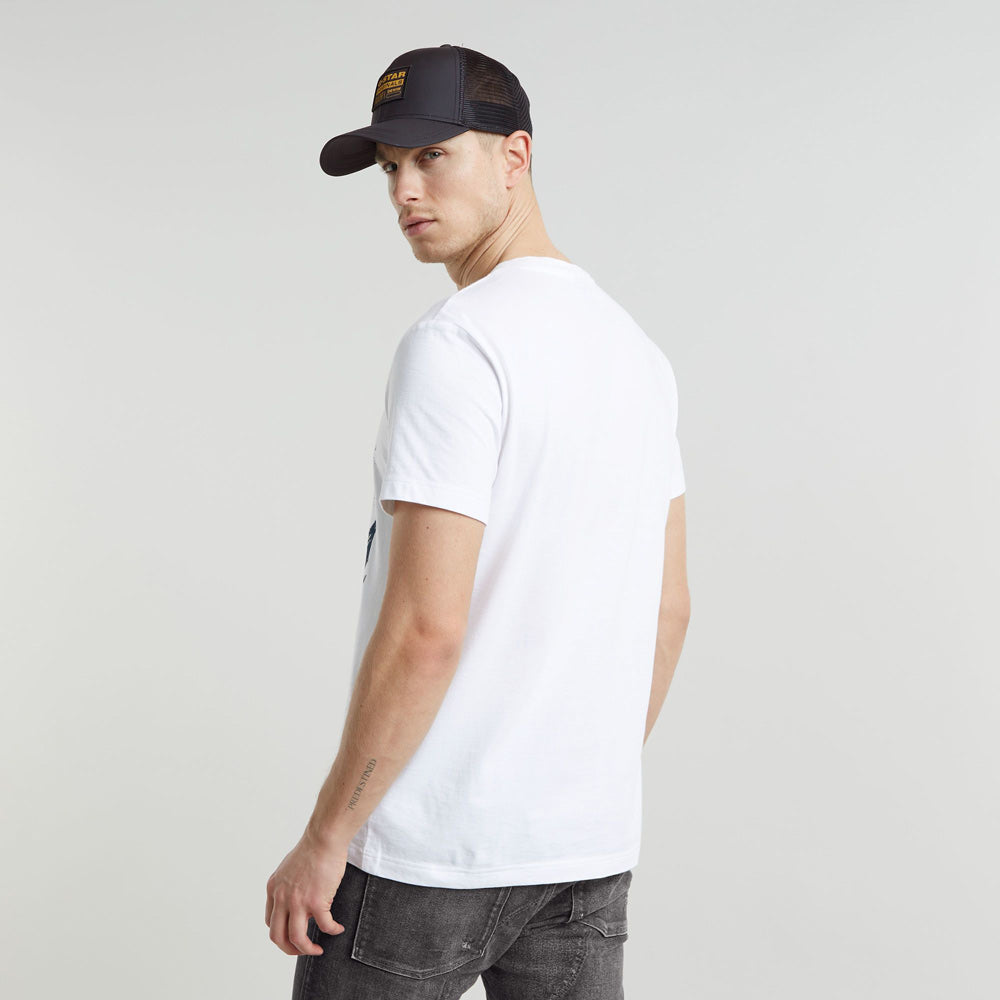 Magazine Print T-Shirt - White