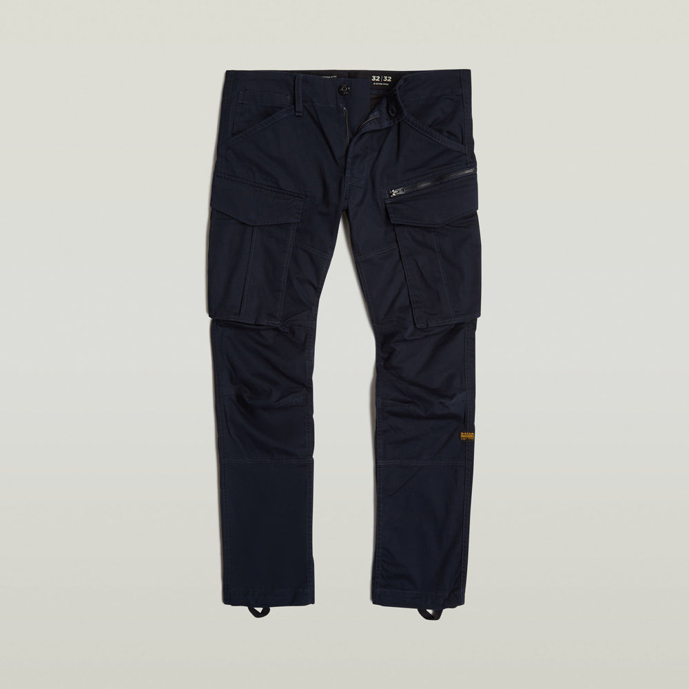 Rovic Zip 3D Tapered Cargo Pants - Navy
