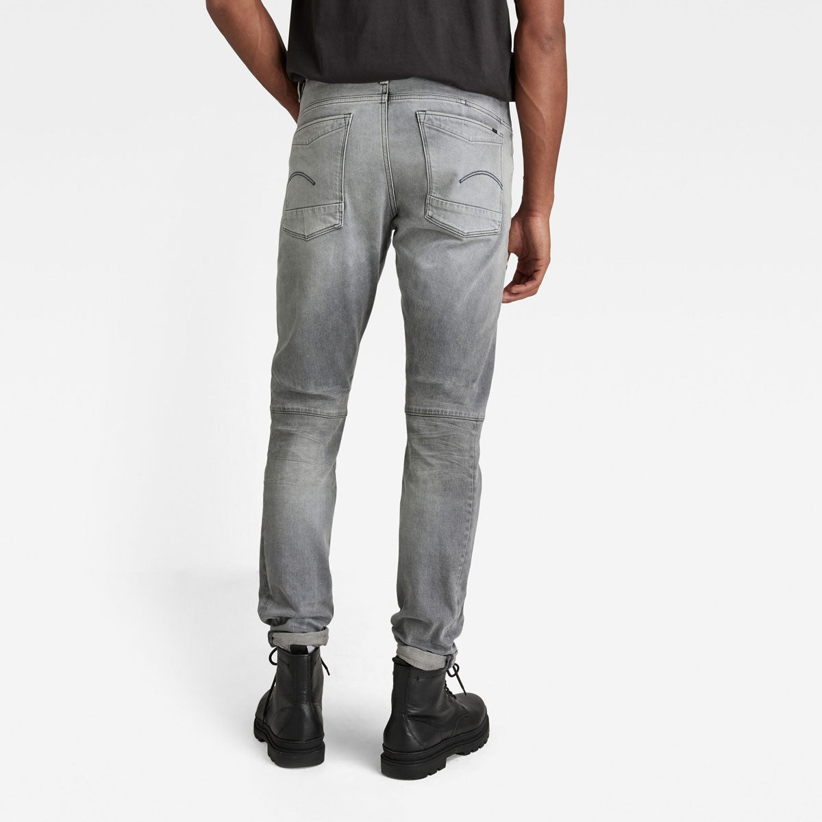 Scutar 3D Slim Fit Denim Jeans - Grey