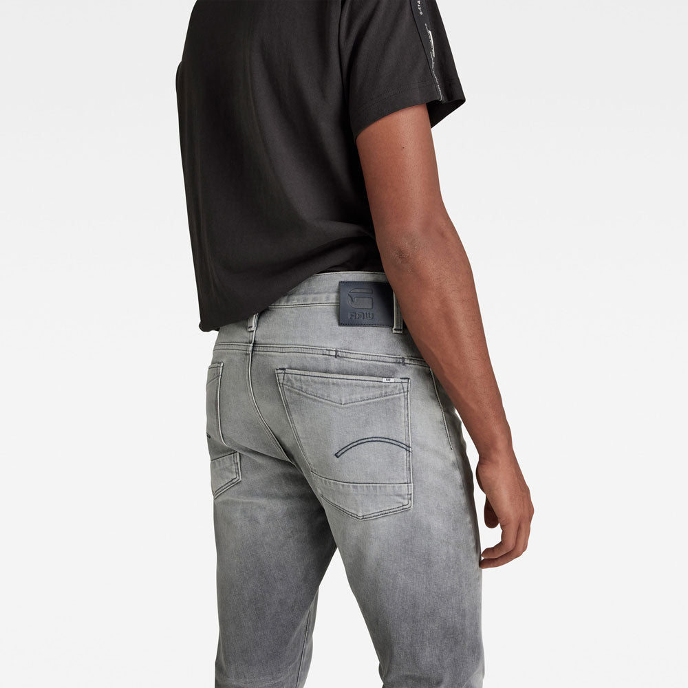 Scutar 3D Slim Fit Denim Jeans - Grey